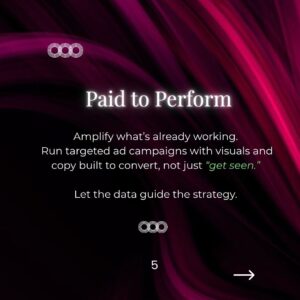Pillar #5, Paid to Perform