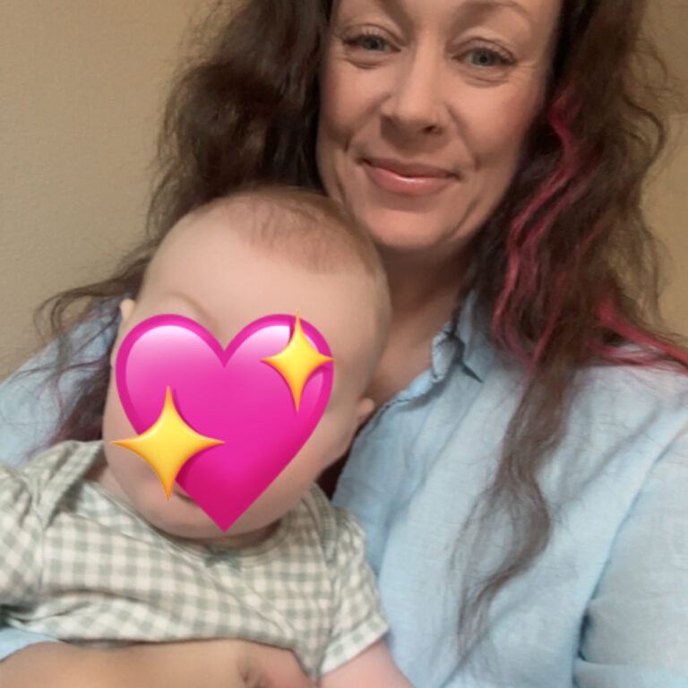 Leslie Lyon with her Granddaughter #8